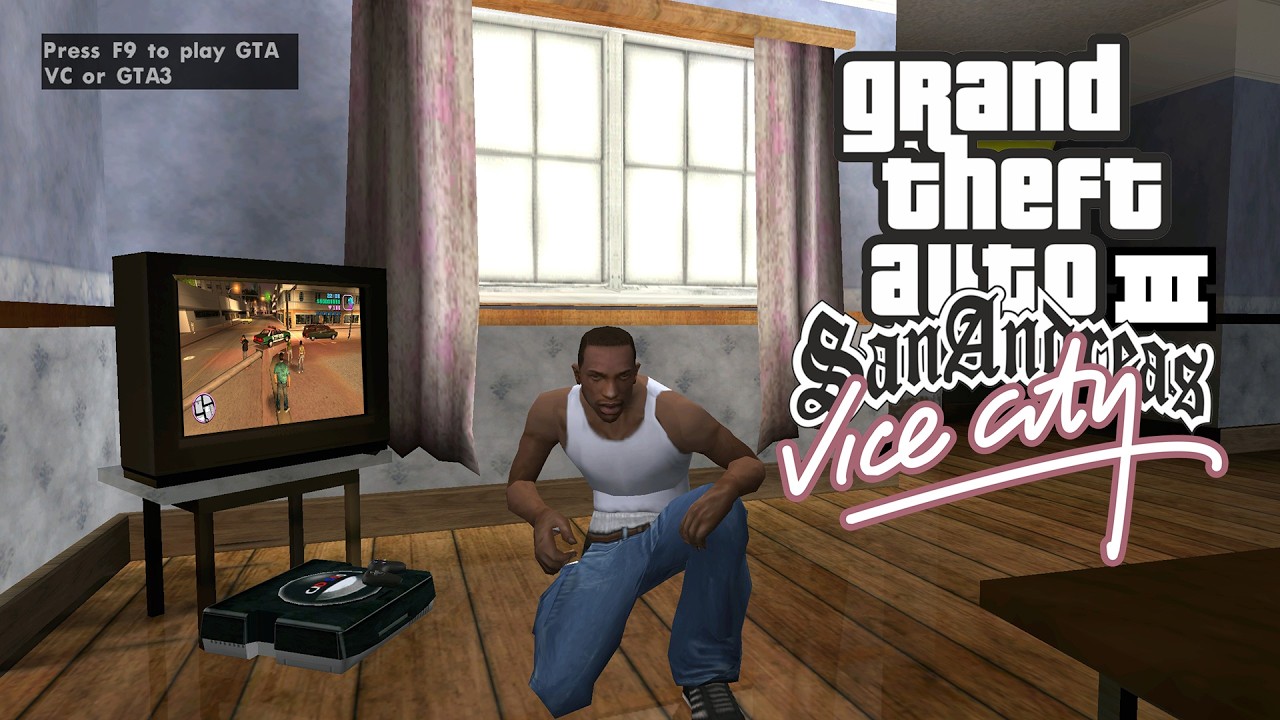 GTA 3 and Vice City now playable in San Andreas