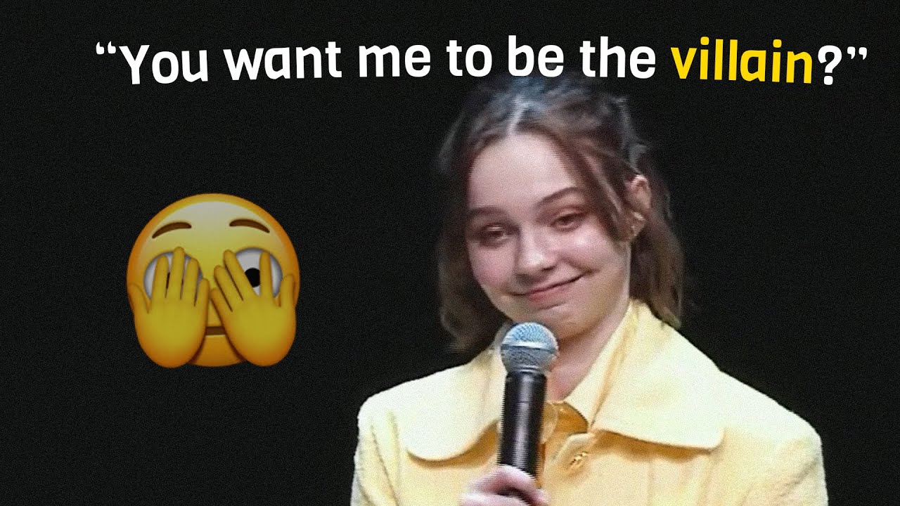 Emma Myers being in a panic for 2 minutes straight