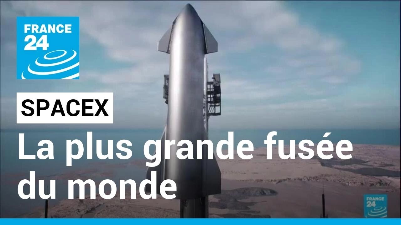 SpaceX vise un premier vol test de la plus grande fus&eacute;e du monde lundi &bull; FRANCE 24