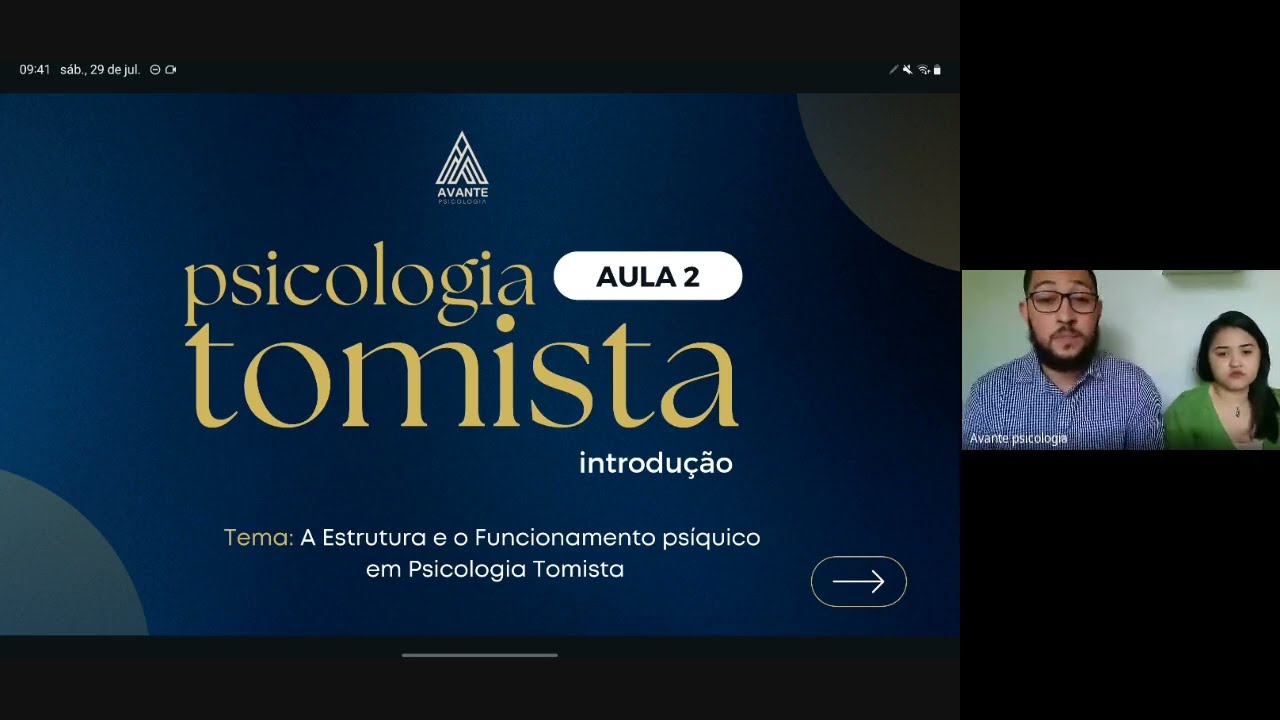 #02 Formação em psicologia Tomista