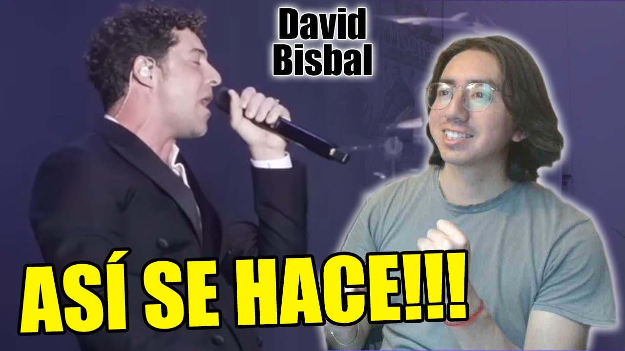 DAVID BISBAL nos enseña CÓMO CANTAR 