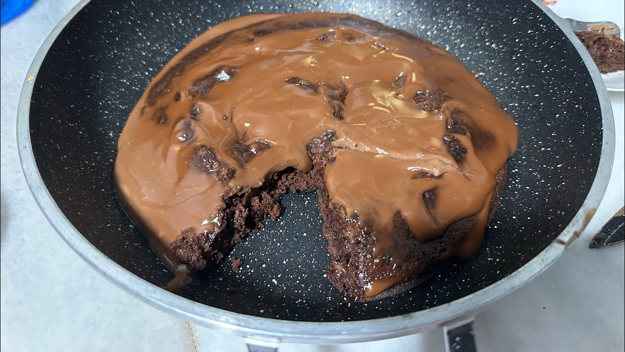 La mejor torta de chocolate en sarten 🤤❤️