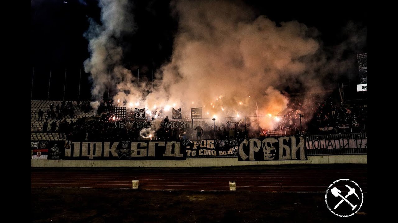 Гробари на ФК Партизан-ФК Спартак 1.2.2025.