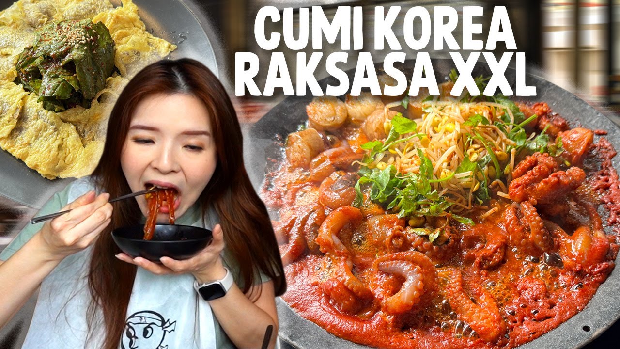 MUKBANG CUMI RAKSASA KOREA SERBA IMPOR!
