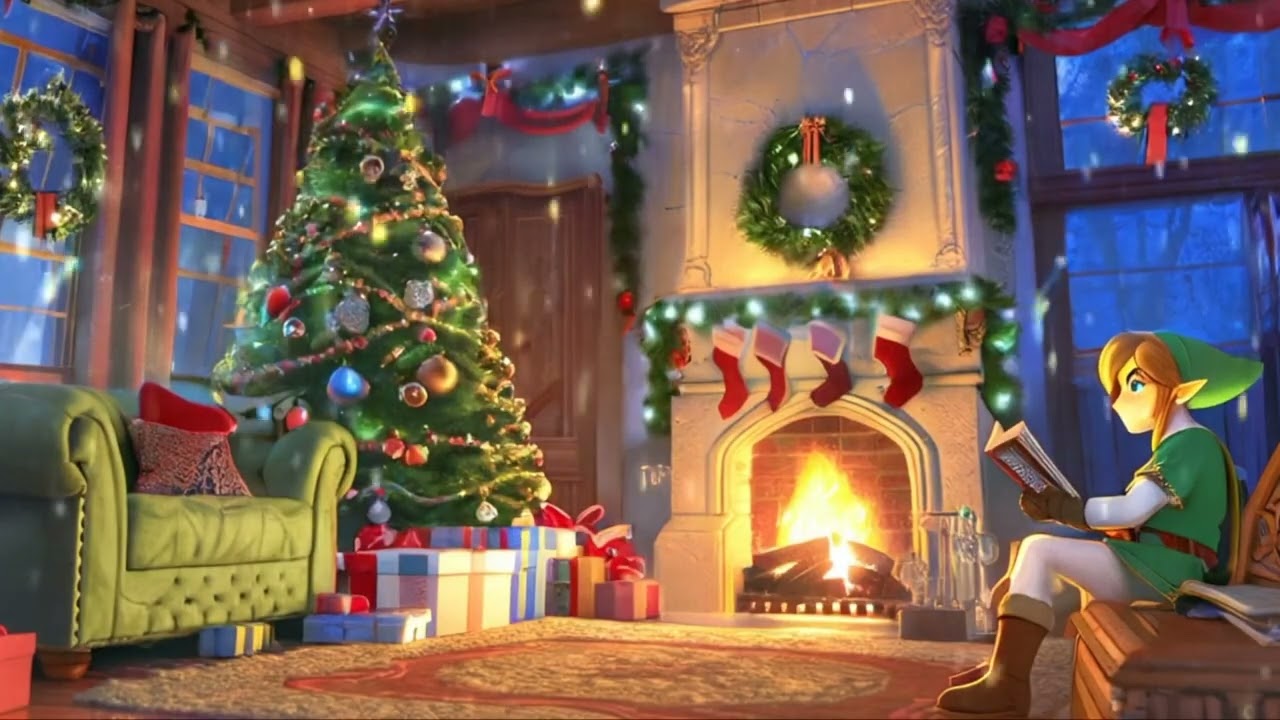 a Christmas in Hyrule | Relaxing Legend of Zelda Music Christmas Ambience