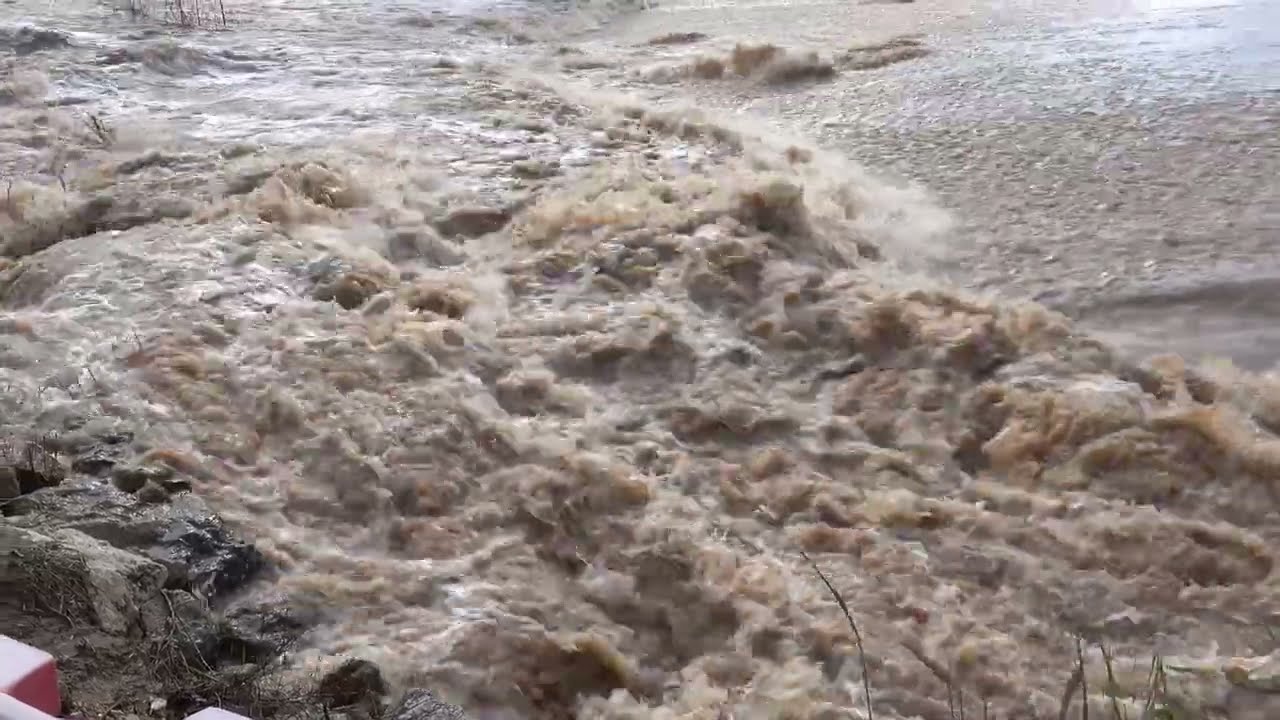 Río JÚCAR en Sueca tras las lluvias de diciembre de 2025 ⛈