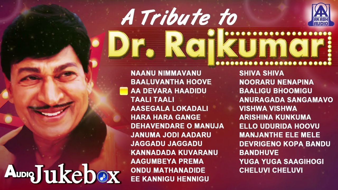 LIVE 🔴 A Tribute To Dr. Rajkumar | Best Kannada Songs Of Dr. Rajkumar | Akash Audio