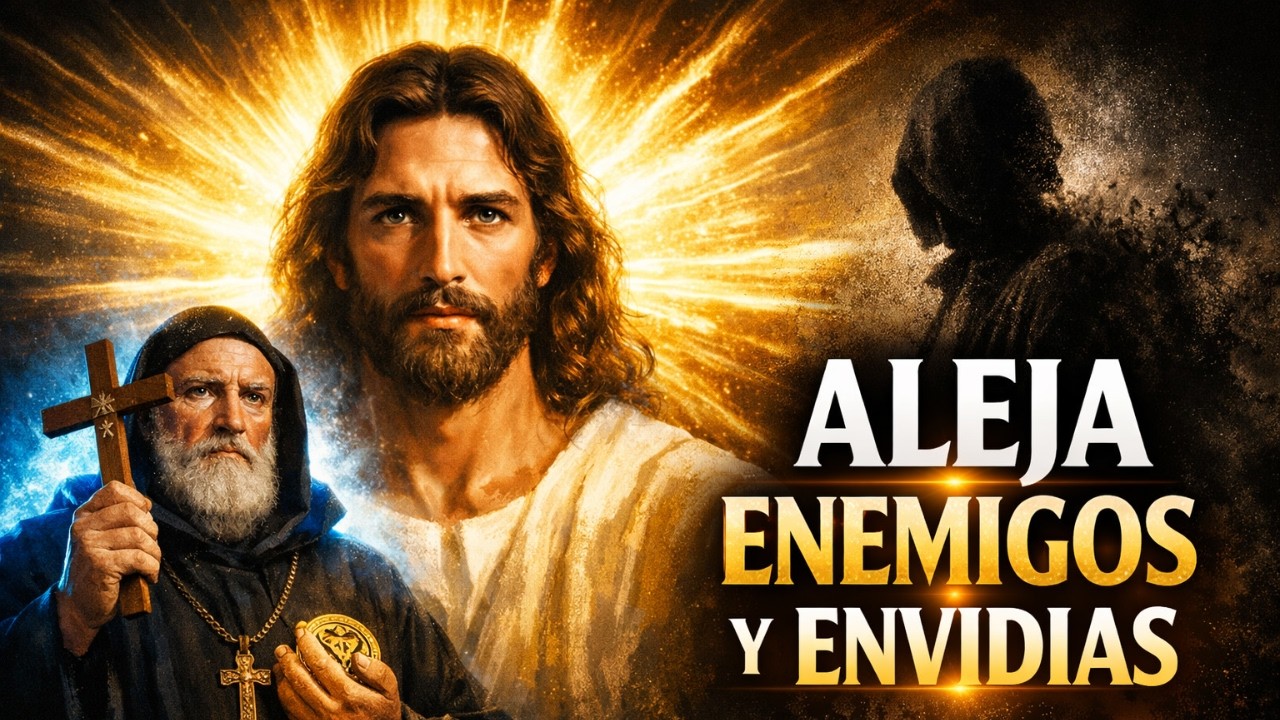 ORACI&Oacute;N PODEROSA para ALEJAR ENEMIGOS y ENVIDIAS | Protecci&oacute;n con Padre P&iacute;o San Benito y San Charbel
