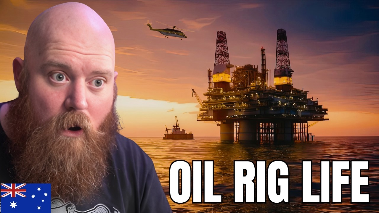 Aussie Reacts To The Strange Daily Routine of Oil Rig Crews You Never Knew About
