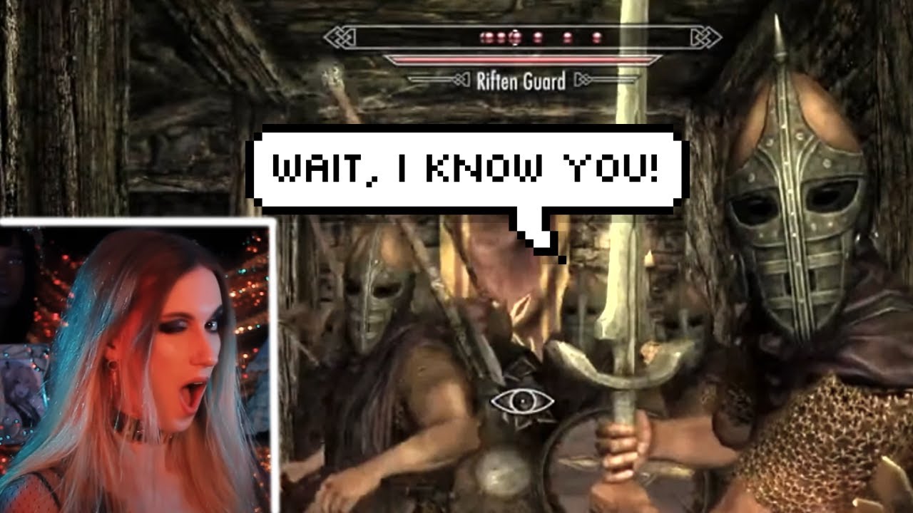 Drunk ContraPoints Gets Stuck in a Skyrim Death Loop