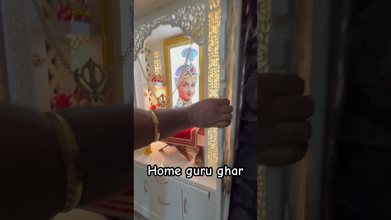 Waheguru ji #waheguru #hometemple #custom  #mandir #sikhtemple #sweethome #punjabi