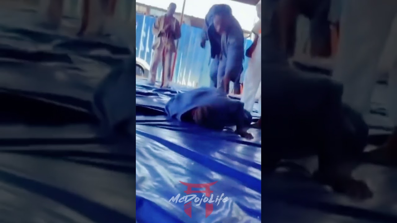 McDojo Short: Judo Student being thrown hard to the ground during class in the Congo #abuse