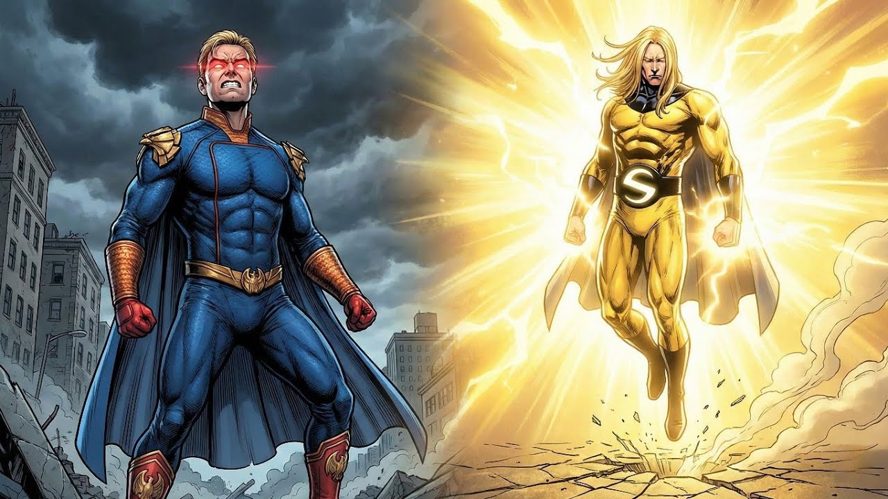 What If Homelander Faced The Pure Power Of The Sentry From Marvel?