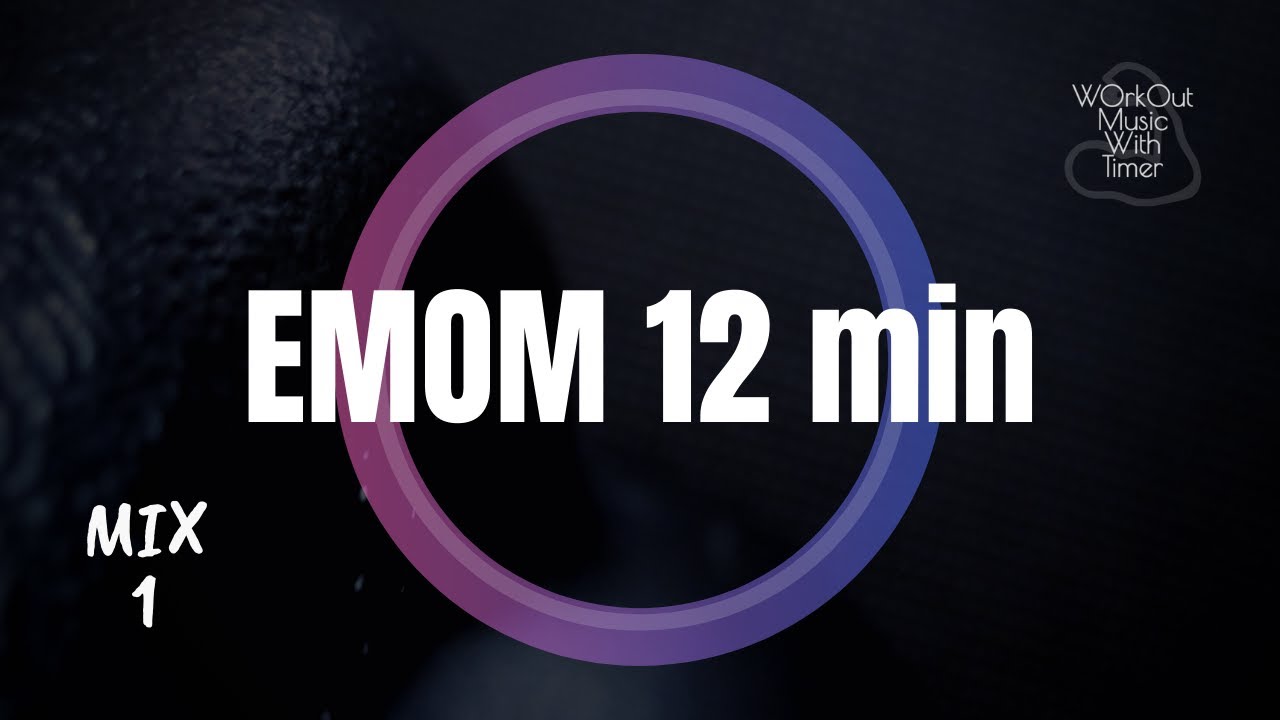 Quick Workout at home with this 12 min EMOM timer with Music | Mix 2