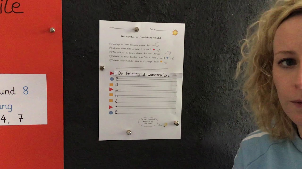 Wie schreibe ich ein Rondell?