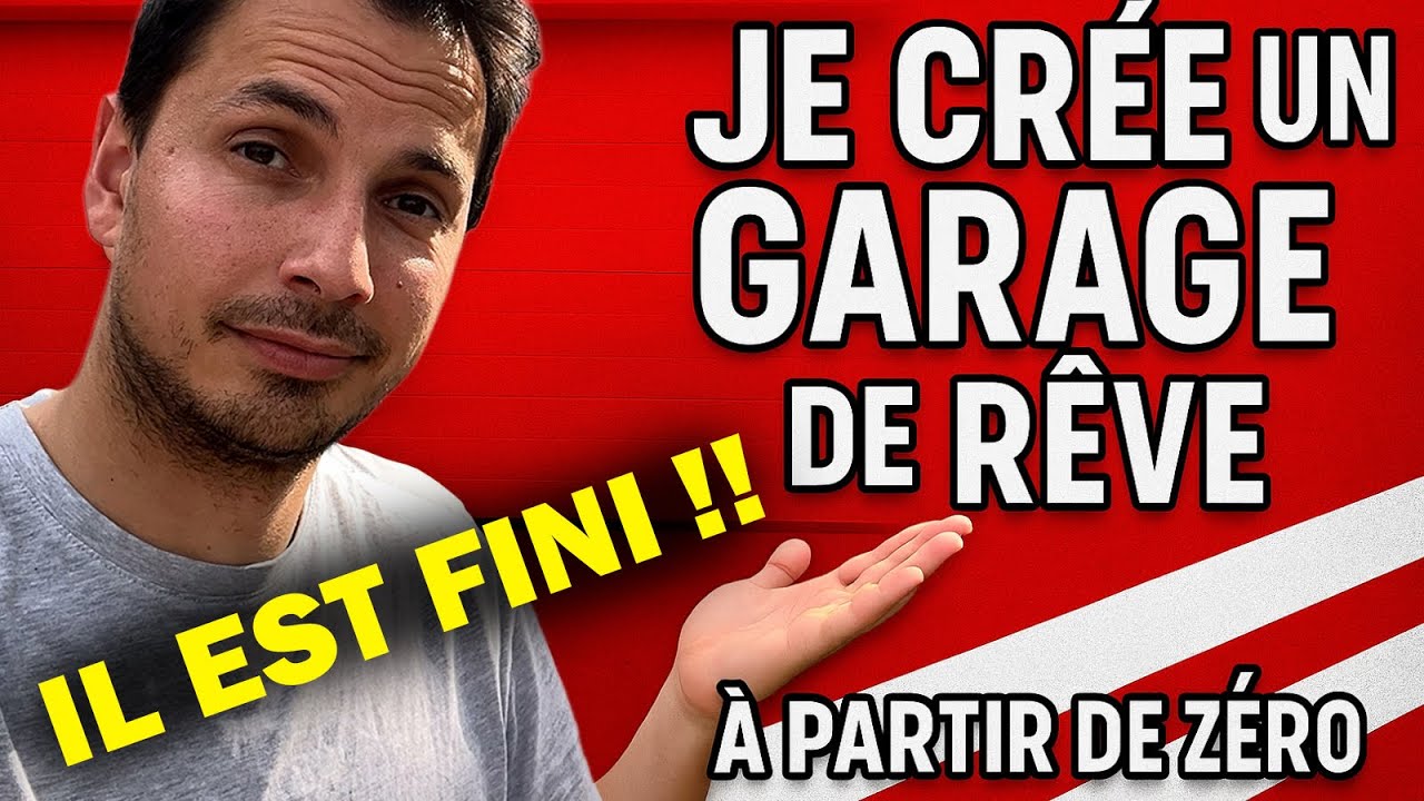 🚗 MON GARAGE-STUDIO EST TERMINÉ ! Pose du sol SwissTrax , fin des travaux – Partie 2 🏁🏗️