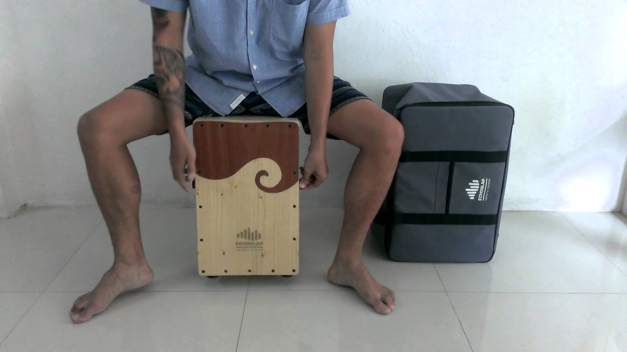 Echoslap adjustable snare cajon test