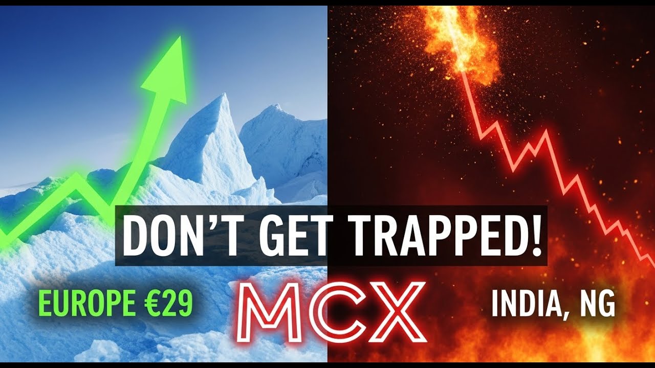 Natural Gas CRASHING? ⚠️ Why Europe is Flying but MCX is Dying! (3 Pro Tips) #mcx #naturalgas