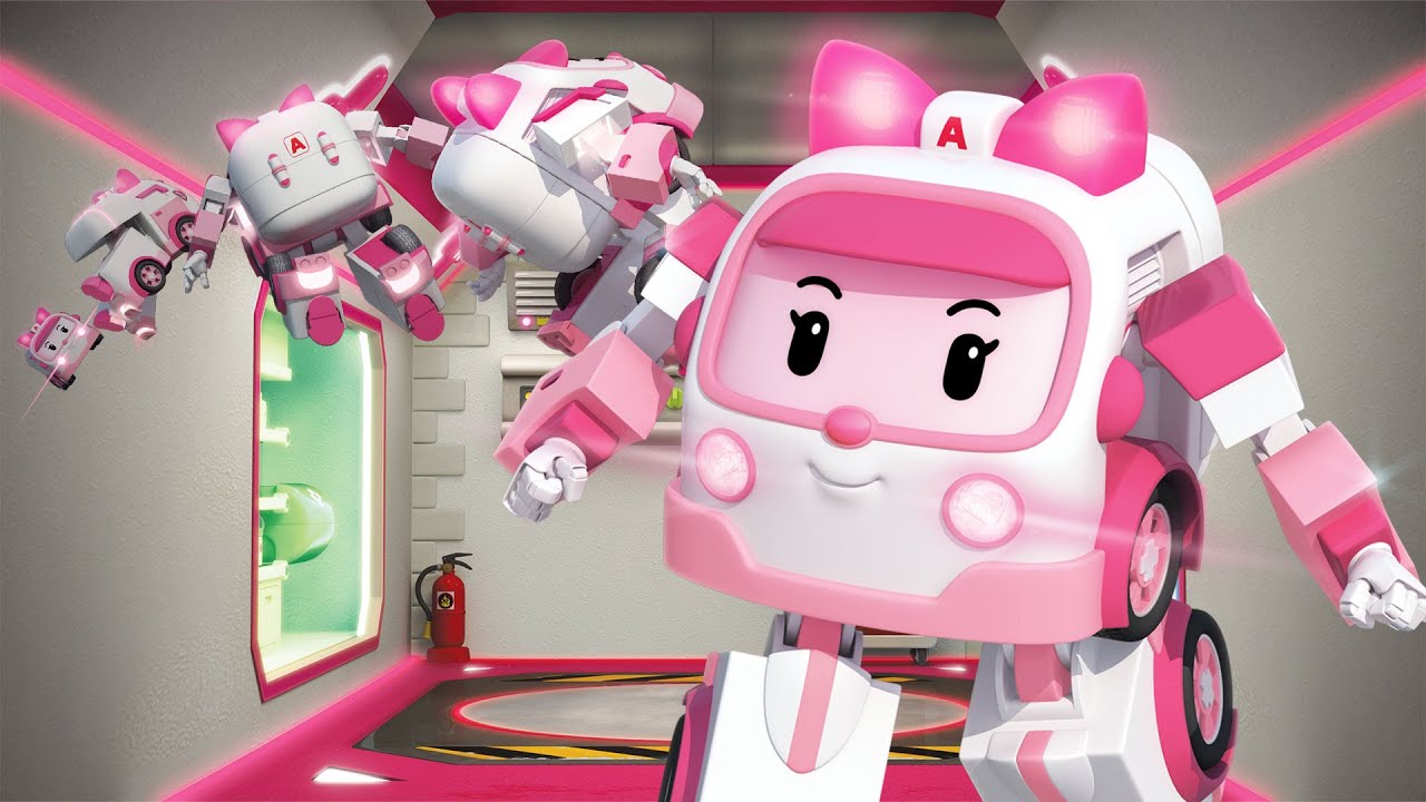 Robocar POLI Transformaciones | AMBER Ver. | Ambulancia | Robocar POLI TV espa&ntilde;ol