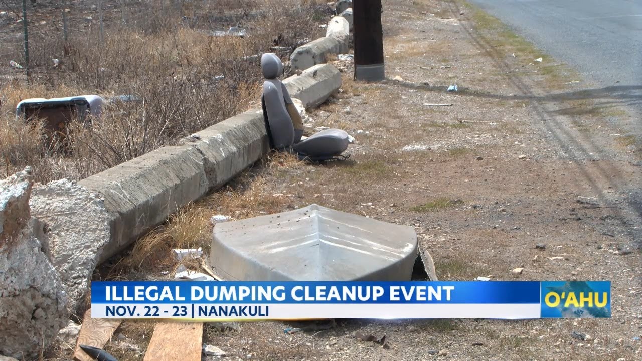 Oahu woman calls for action on social media against illegal dumping in Nanakuli