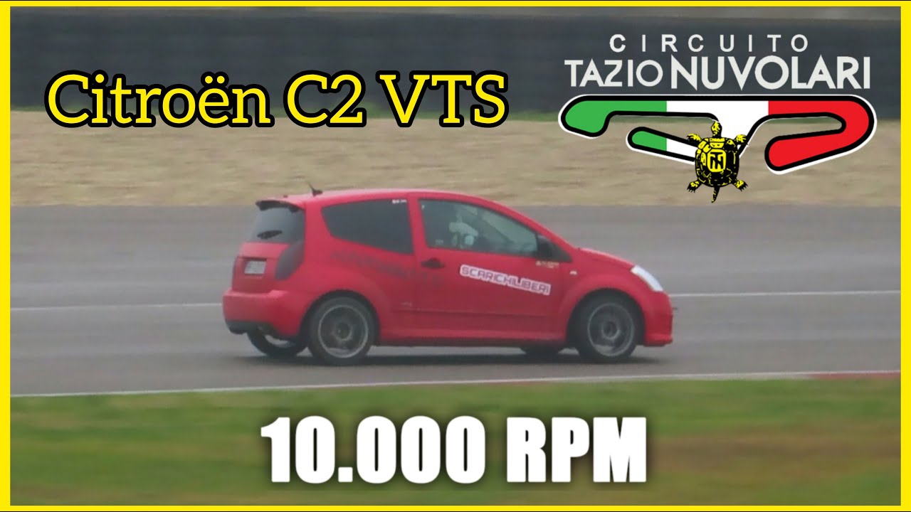 Aggressive Citroen C2 VTS | Circuito Tazio Nuvolari | 10.000 RPM