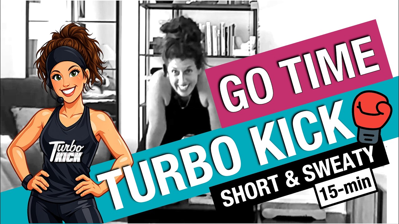 Высокоинтенсивная интервальная тренировка Turbo Kick | 15-минутная энергичная кардио-кикбоксинг-т...