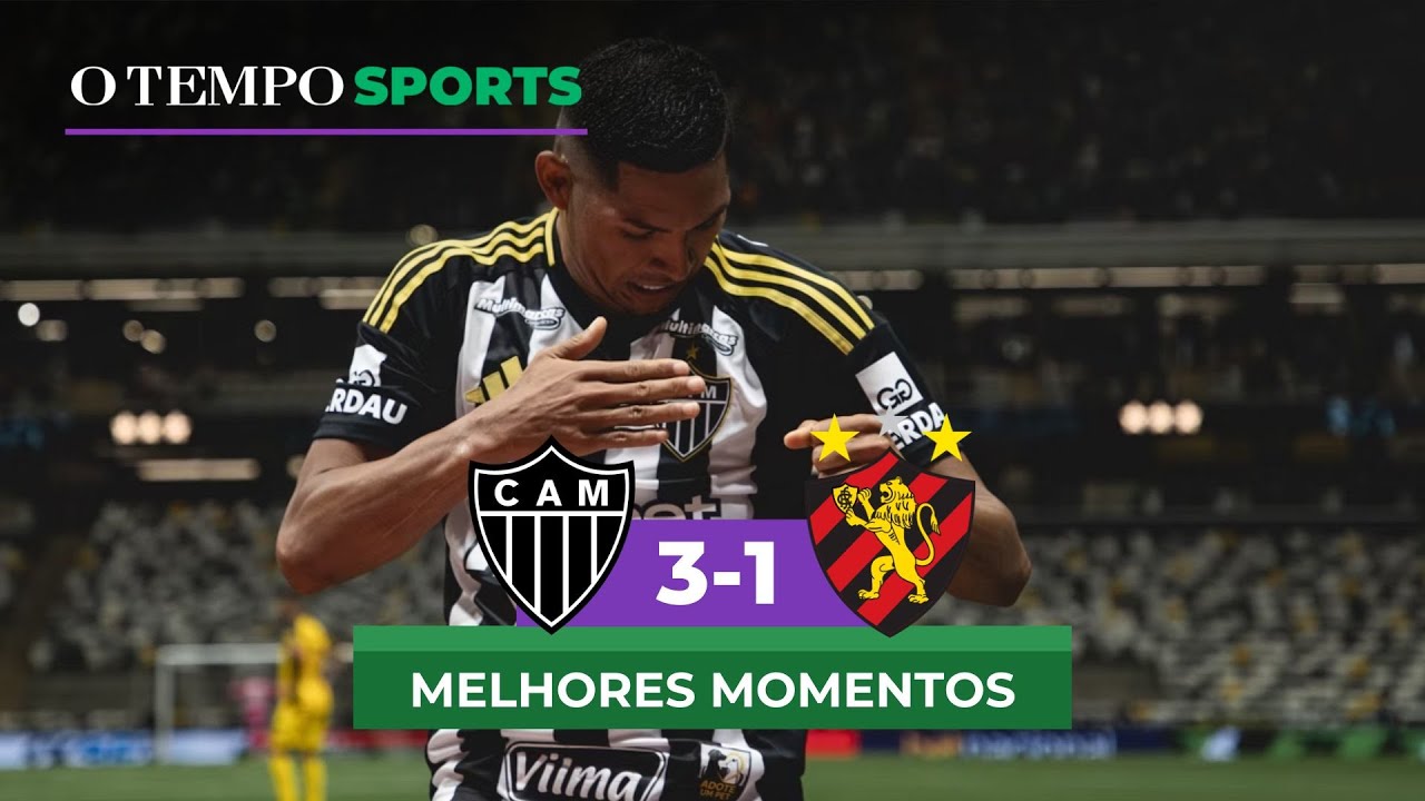 ATLÉTICO 3X1 SPORT - Veja os MELHORES MOMENTOS da partida