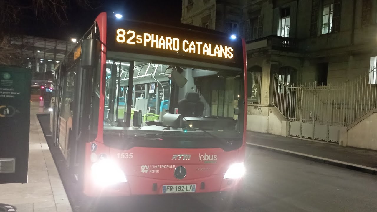 [RTM] Mercedes Citaro C2 Hybrid €6 - Ligne 82S ➔ Gare St Charles