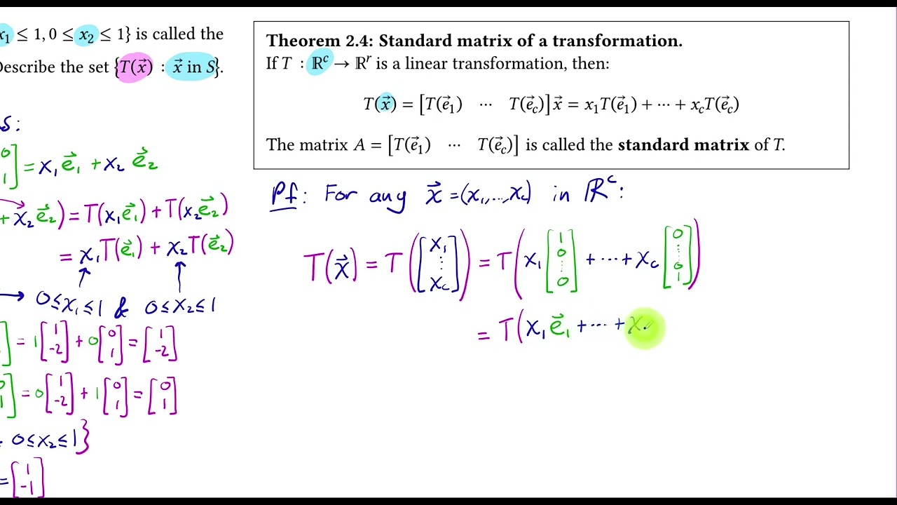 Linear Algebra 2.1 part 4