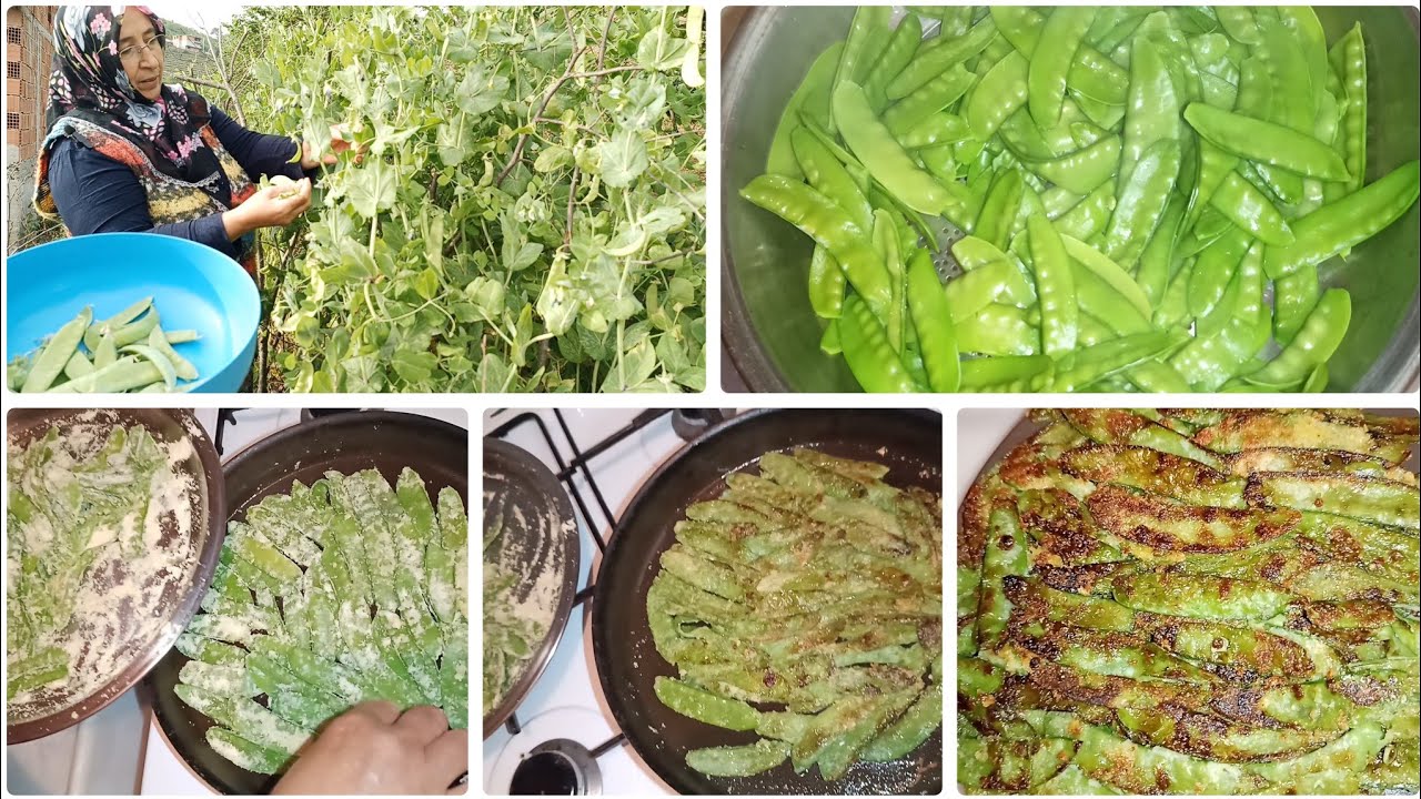 🍽️🌱 Bahçemizden Soframıza! Köy Usulü Bezelye Kızartması