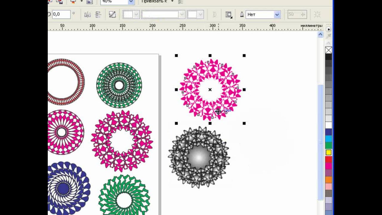 Уроки CorelDRAW: создаем фоновые узоры
