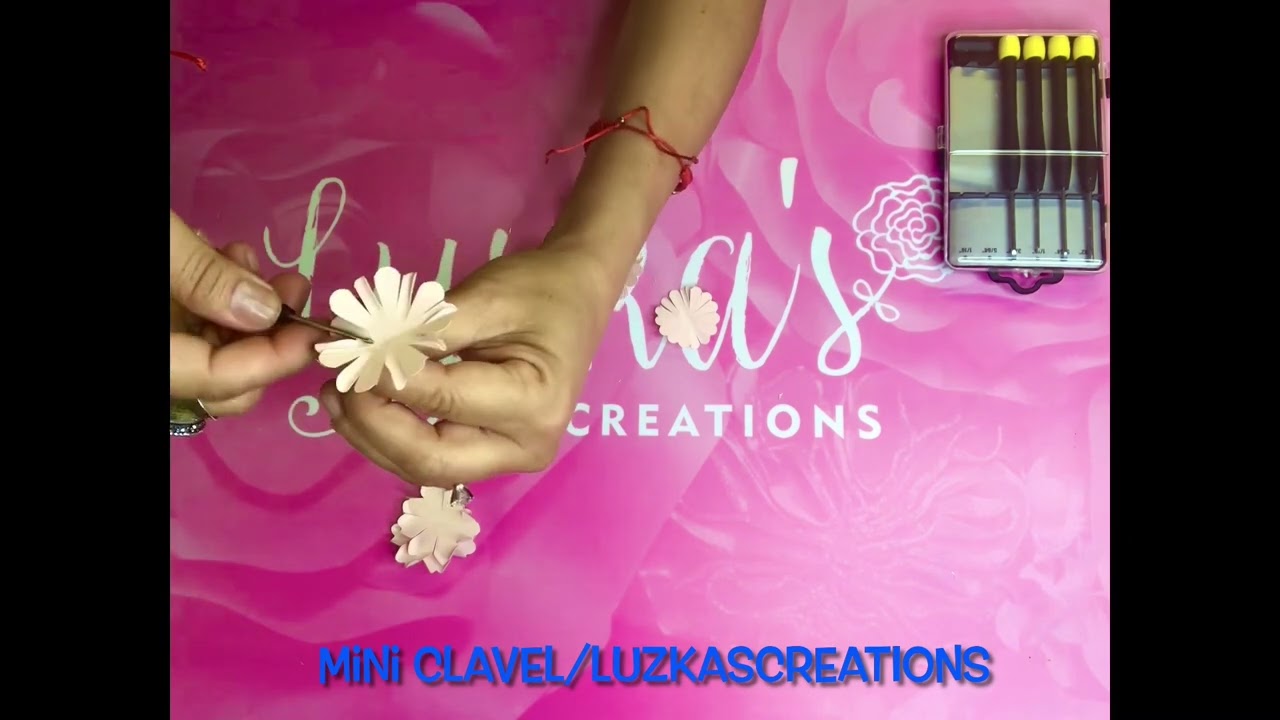 MINI CLAVEL EN PAPEL/LUZKASCREATIONS
