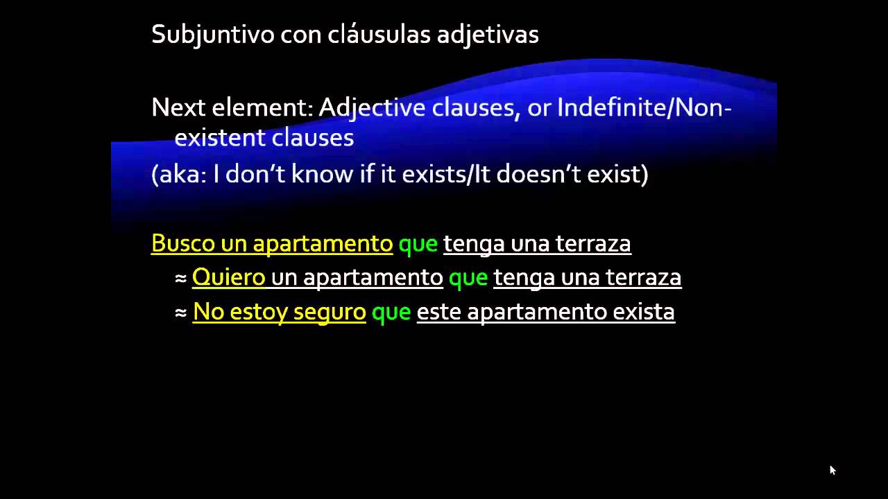 Subjunctive with Adjective Clauses