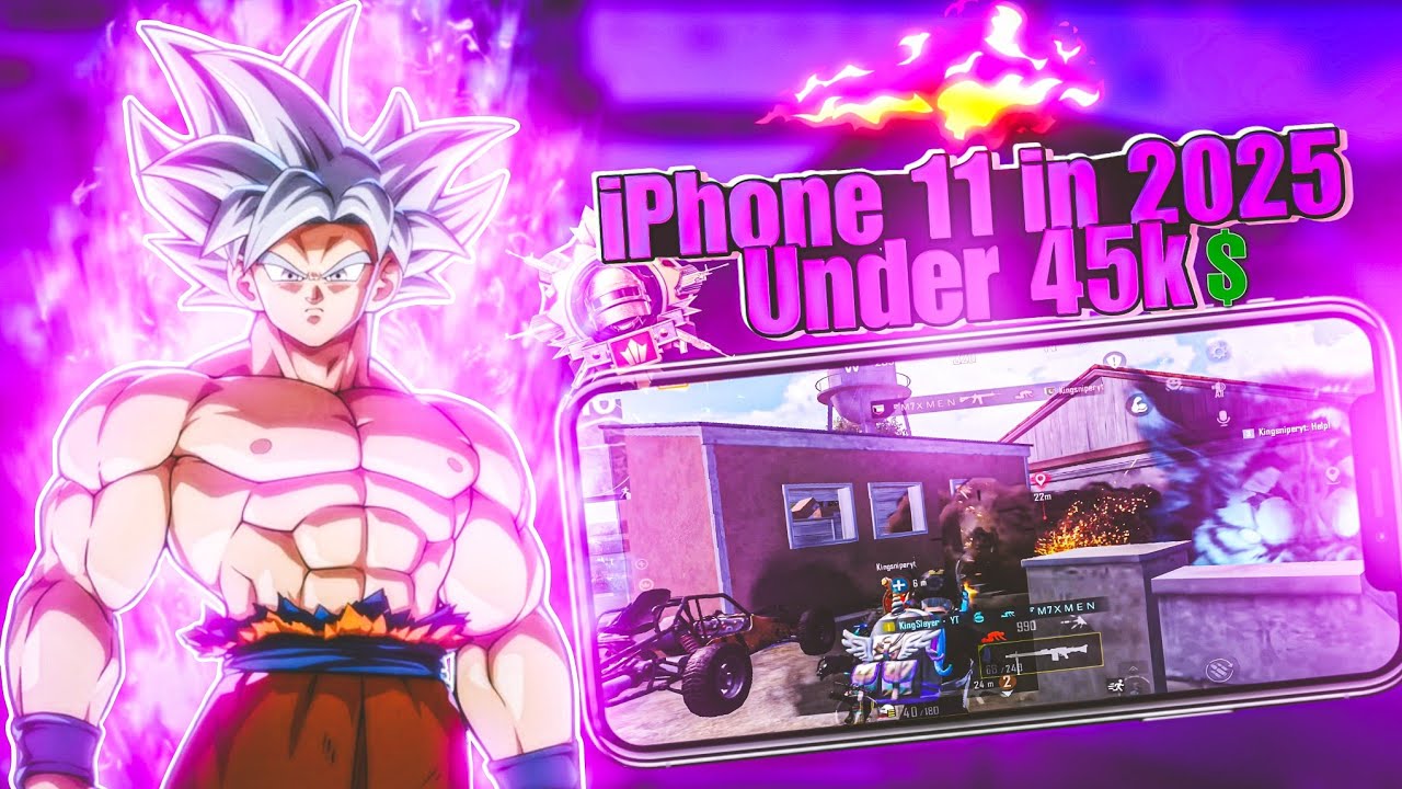 iPhone 11 Pubg Test In 2025🔥 4 Finger Claw + Gyro✨ KingSlayer YT | Pubg Mobile