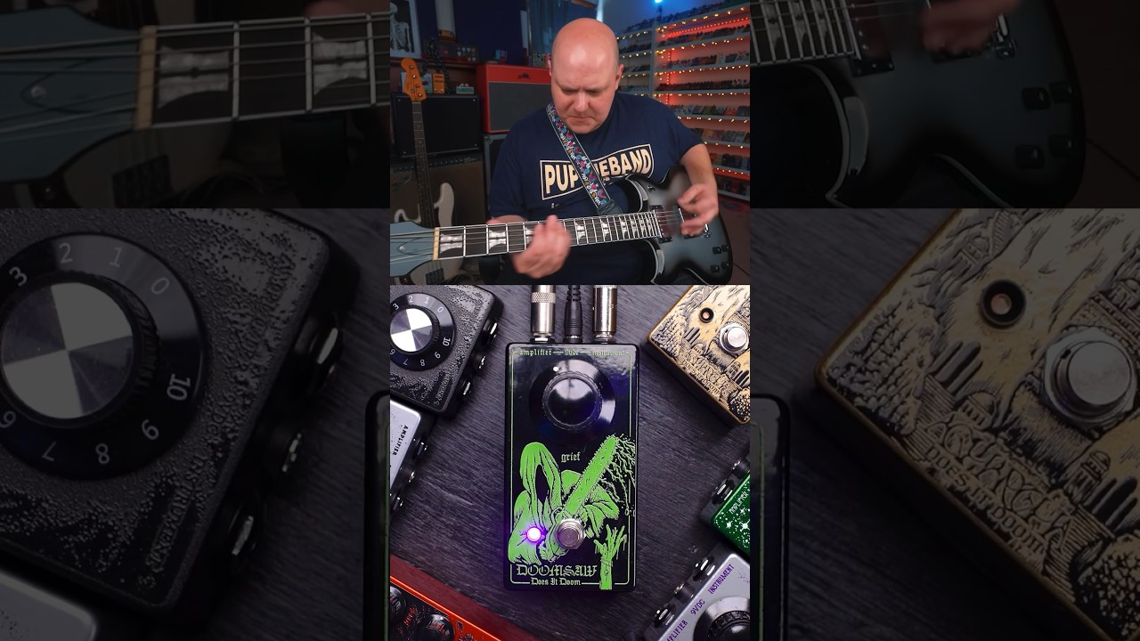 Checking out every Does It Doom pedal 🤘🤘 @DoesItDoom #guitar #fuzzguitar #effectspedals