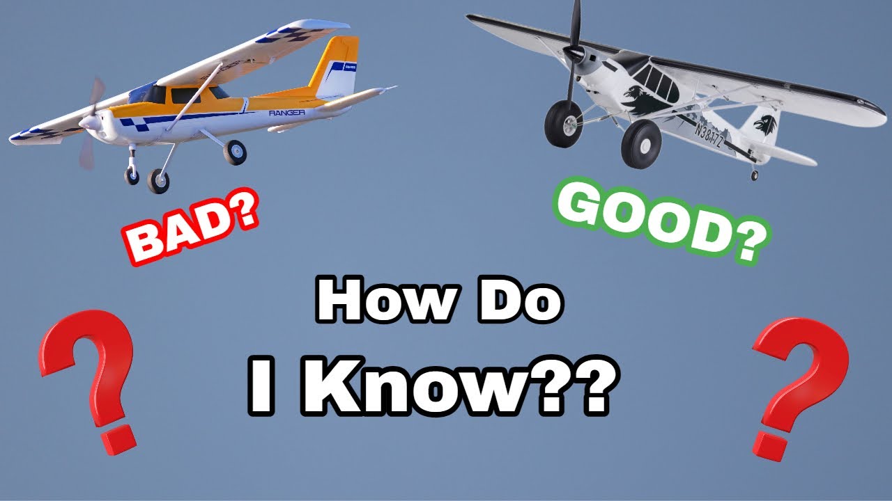 What Makes an RC Plane GOOD Vs. BAD?