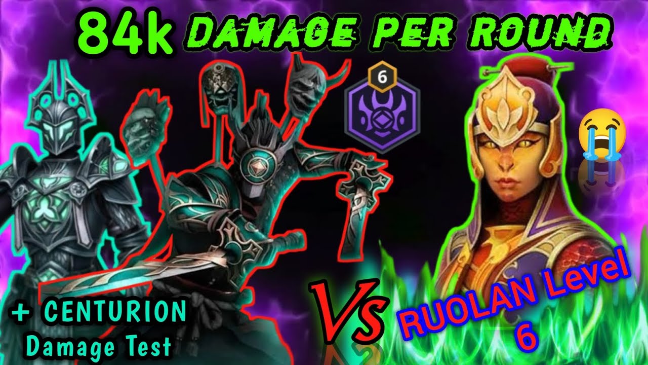 DFT Deals 84.7K DAMAGE 😱 | DFT Vs RUOLAN Level 6 || And CENTURION DAMAGE TEST ||| Shadow Fight 3