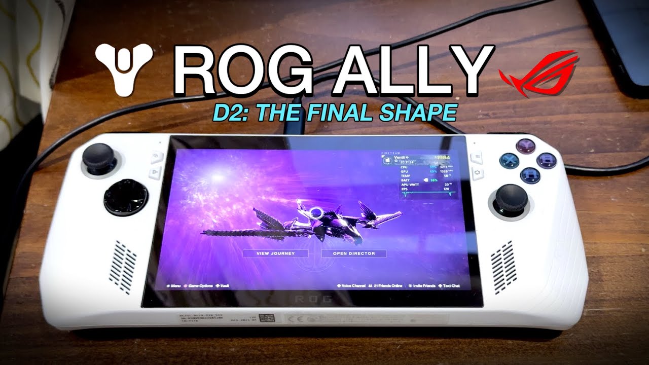 The Final Shape on the ROG Ally plays pretty great! (Destiny 2)