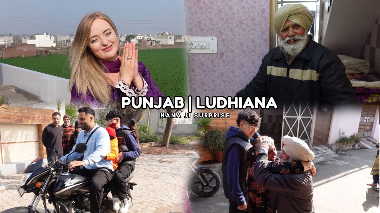 SURPRISE Visiting Our Nana Ji In Ludhiana! He Got So Happy To See The Kids 😊