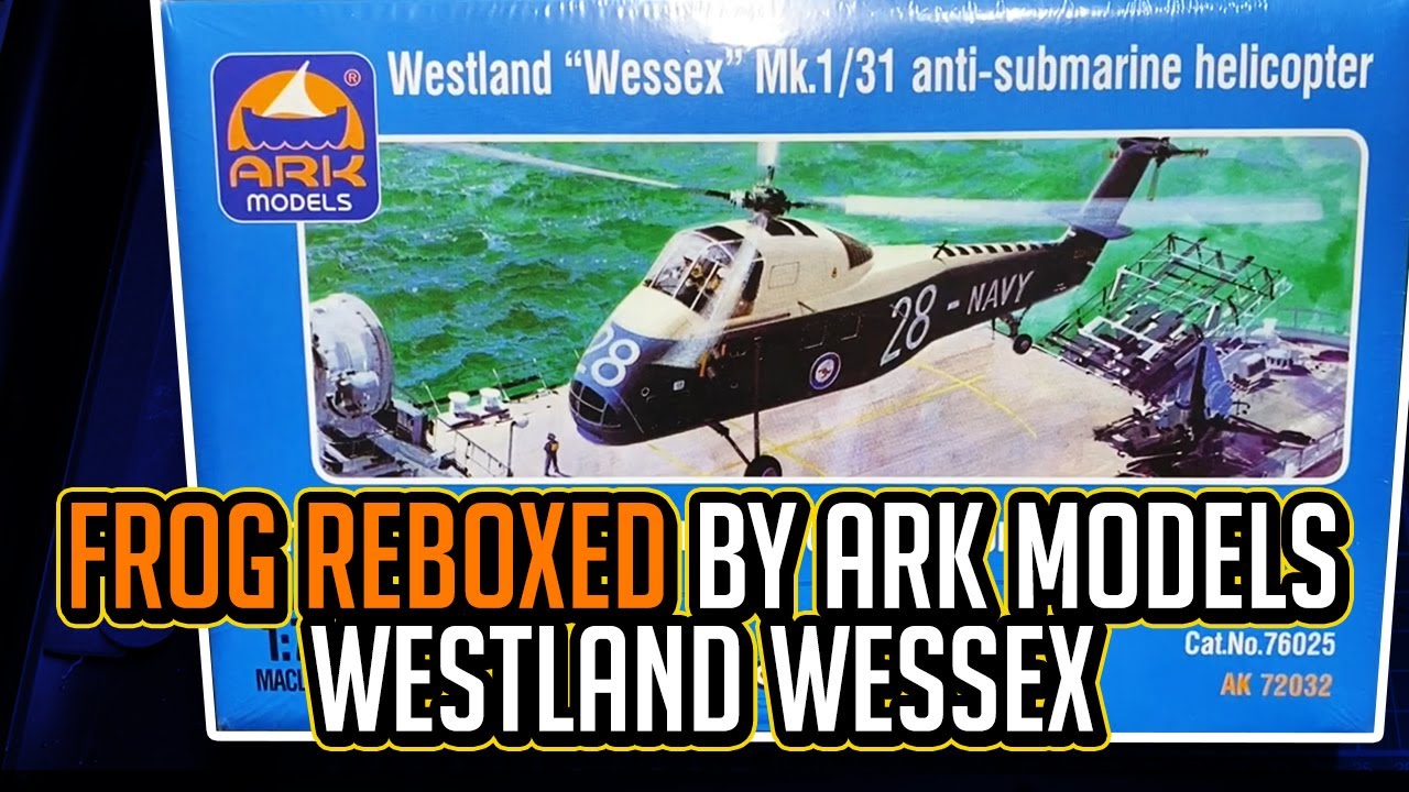 Frog Westland Wessex HAS Mk.1/31 Anti-submarine helicopter 1/72 Ark Models Review Unboxing