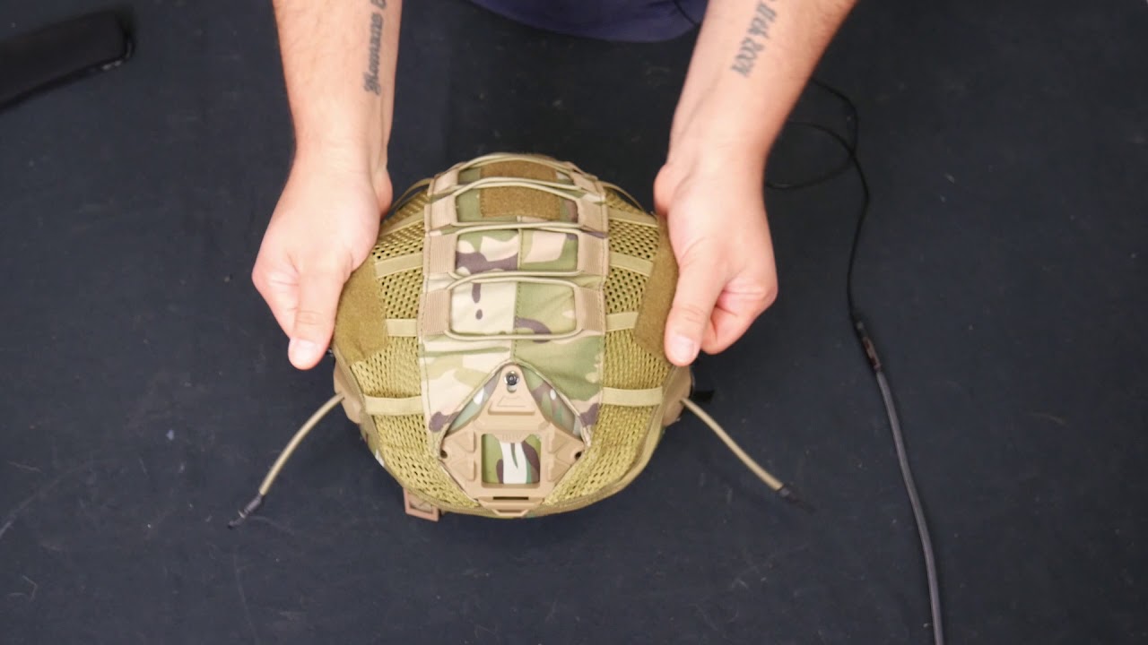 Hard Head Veterans Helmet Cover Installation