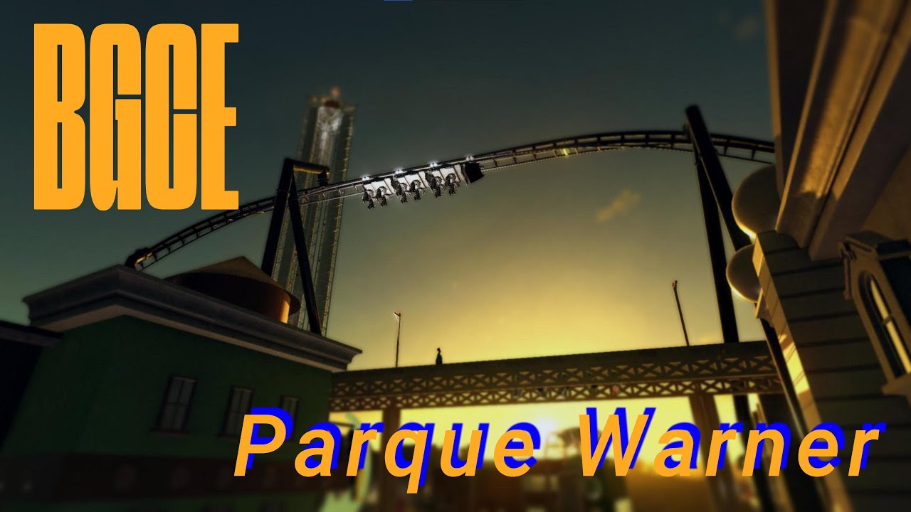 🔴POV   BATMAN GOTHAM CITY ESCAPE   RECREACIÓN PARQUE WARNER MADRID EN PLANET COASTER🔴