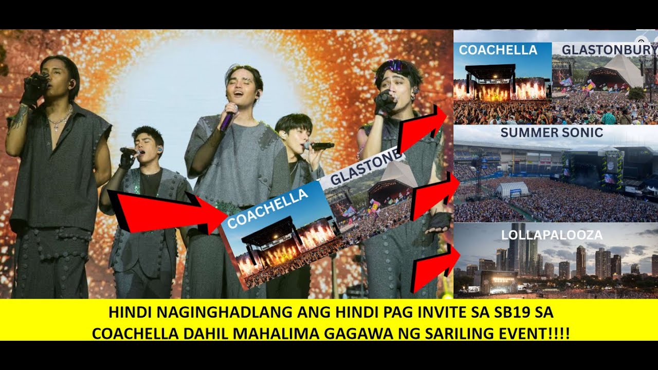 GRABE SB19 GUMAWA NG SARILING FESTIVAL HINDI MAN NAKASAMA SA COACHELA PERO GAGAWA NG HISTORY