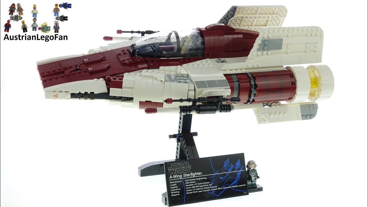 LEGO Star Wars 75275 UCS A-Wing Starfighter - Lego Speed Build Review