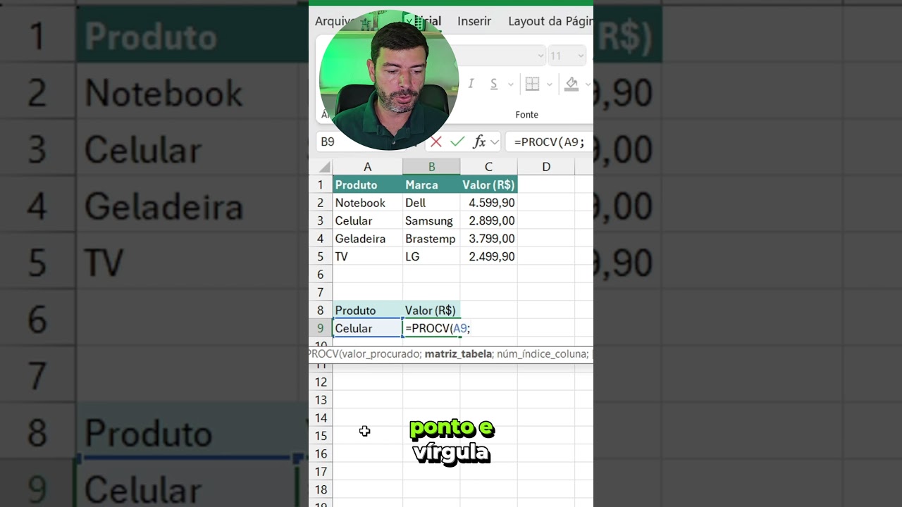 Aprenda o PROCV de forma f&aacute;cil! #excel