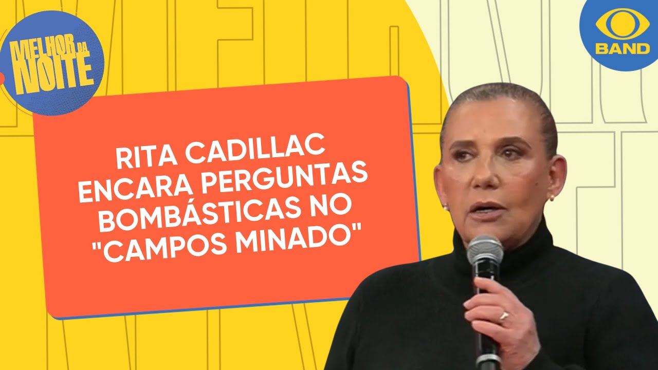 Rita Cadillac encara perguntas bomb&aacute;sticas no 
