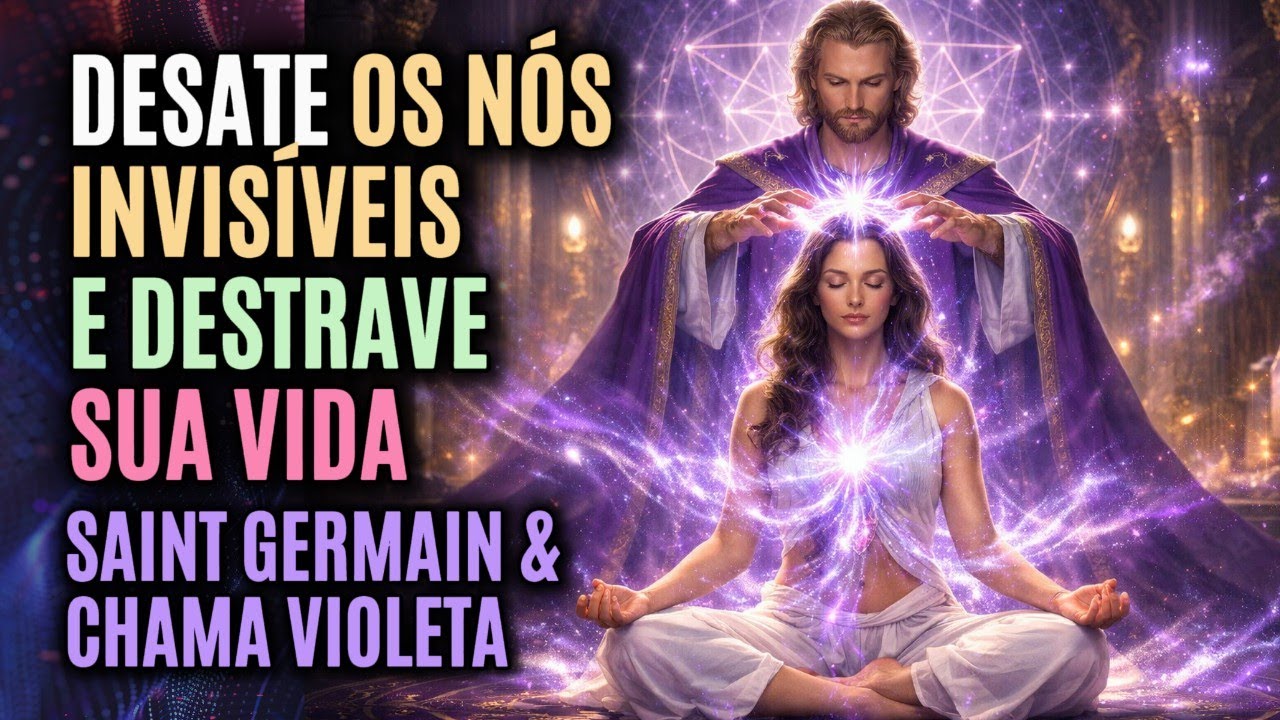 💎 Meditação Poderosa para Destravar Caminhos com Saint Germain | Desate os Nós Invisiveis