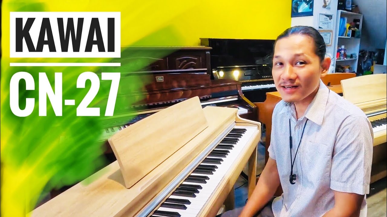 Review đàn piano điện Kawai CN27 ✅ Piano điện đã qua sử dụng