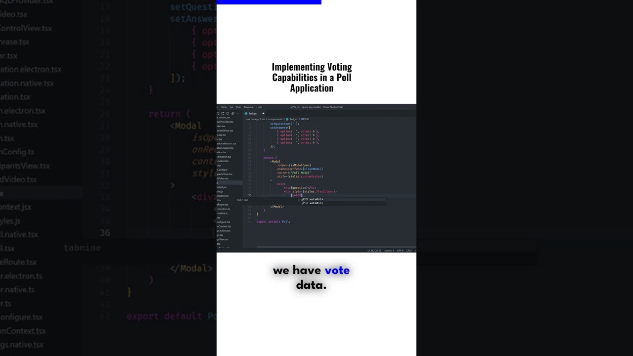 Implementing Voting Capabilities in a Poll Application: A Developer's Guide