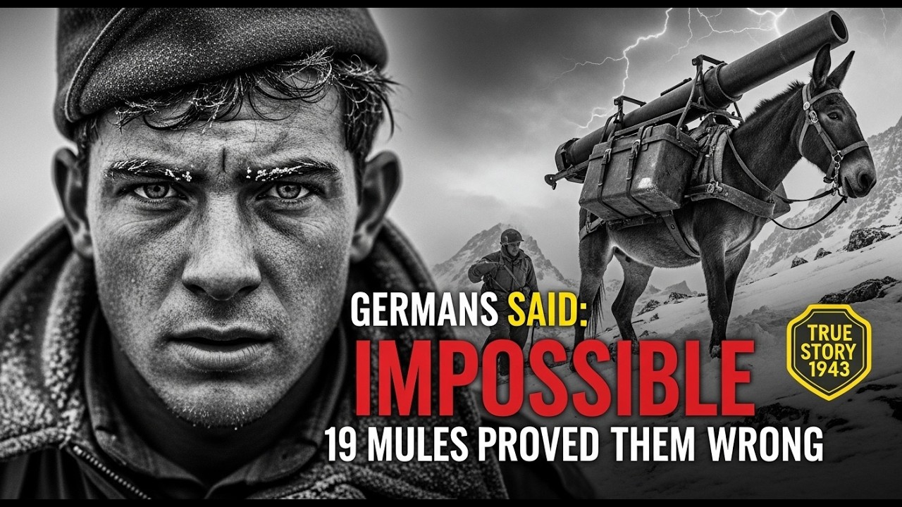 Germans Said the 'Mountain Pass' Was Sealed — 19 Mules Moved 3 Howitzers Before Dawn